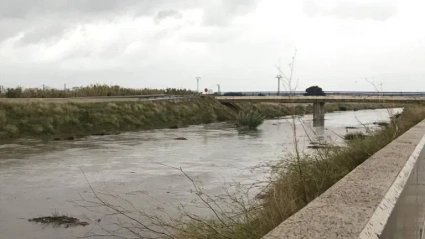 El río Seco es el principal punto de evacuación de agua en Castellón de la Plana