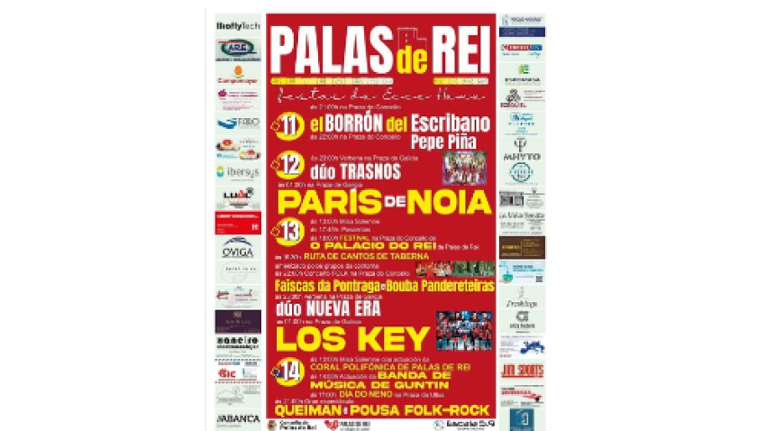 Programa de festas do Ecce Homo 2025 en Palas de Rei