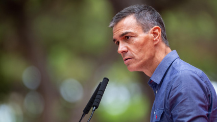 El presidente del Gobierno, Pedro Sánchez