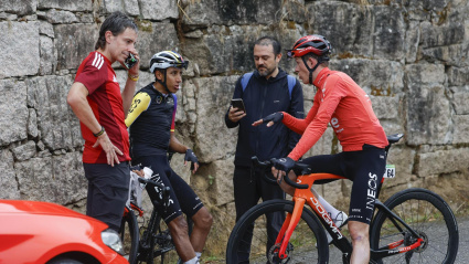 Egan Bernal se llevó el triunfo en la 16ª etapa que finalizó a 8km de meta por las protestas