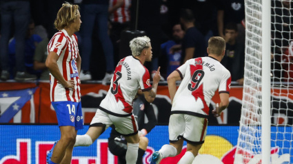 Chavarría celebra su golazo ante el Atlético