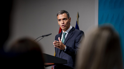 El presidente del Gobierno, Pedro Sánchez