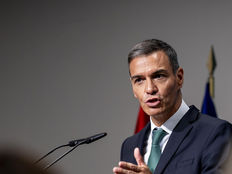 El presidente del Gobierno, Pedro Sánchez
