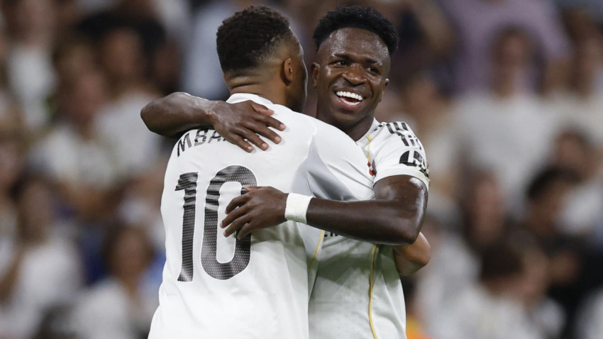 Mbappé y Vinicius