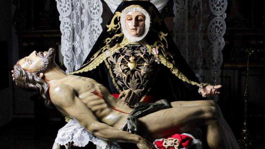 El barrio de Las Angustias de Motril se prepara para el día de su patrona