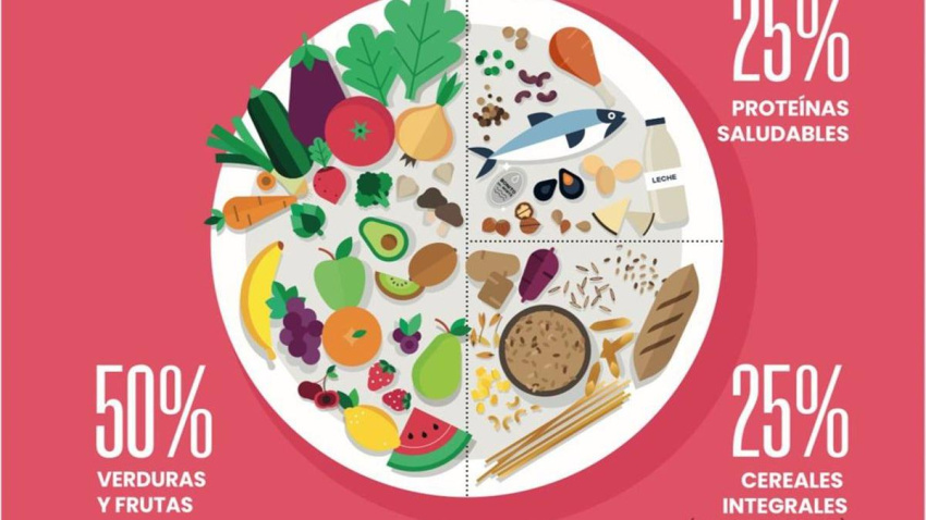 'Colorea tu plato', nueva campaña del Gobierno para prevenir la obesidad infantil entre los escolares.