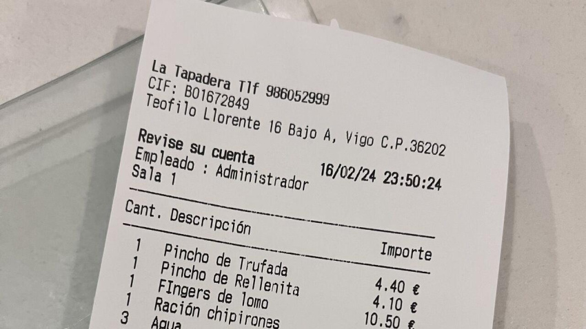 Esta facutra ha despertado la admiración de la chica