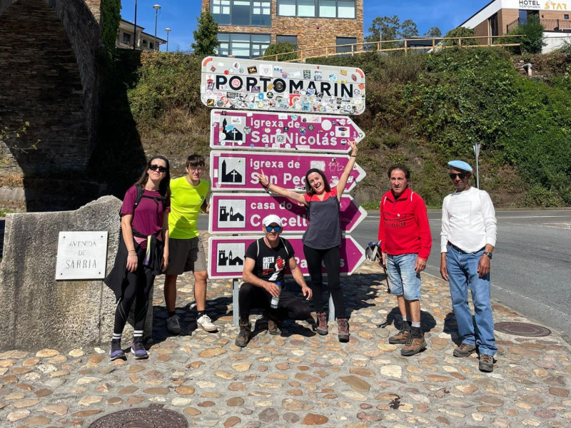 Personas privadas de libertad peregrinan por el Camino de Santiago