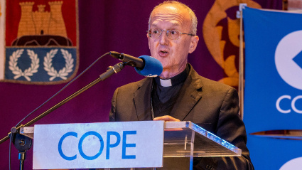 Don Julián Ruiz Martorell durante su discurso