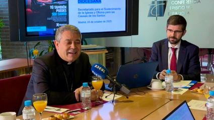 Mons.Vicente Rebollo, obispo de Tarazona y responsable del secretariado para el Sostenimiento de la Iglesia