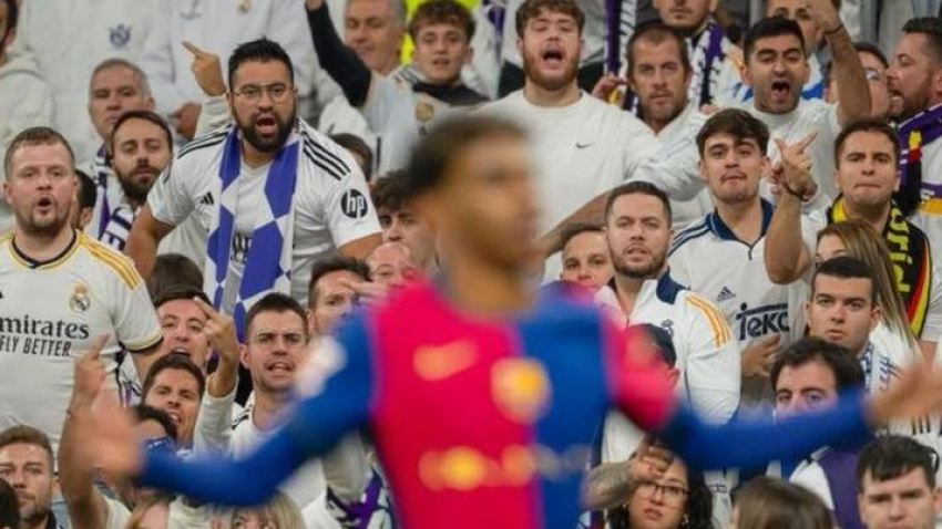 Lamine Yamal publica una foto celebrando un gol en el Bernabéu en las horas previas al Clásico