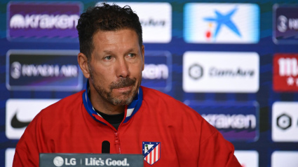 El Cholo Simeone, en rueda de prensa