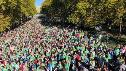 Marcha contra el cáncer en Valladolid