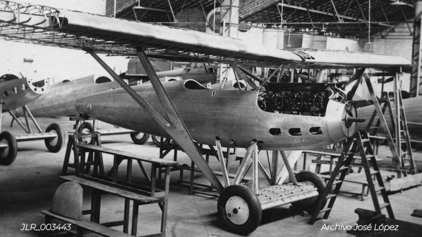Fabricación de aviones en la fábrica Hispano-Suiza