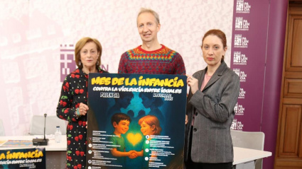 Presentación del mes de la Infancia en la ciudad de Palencia