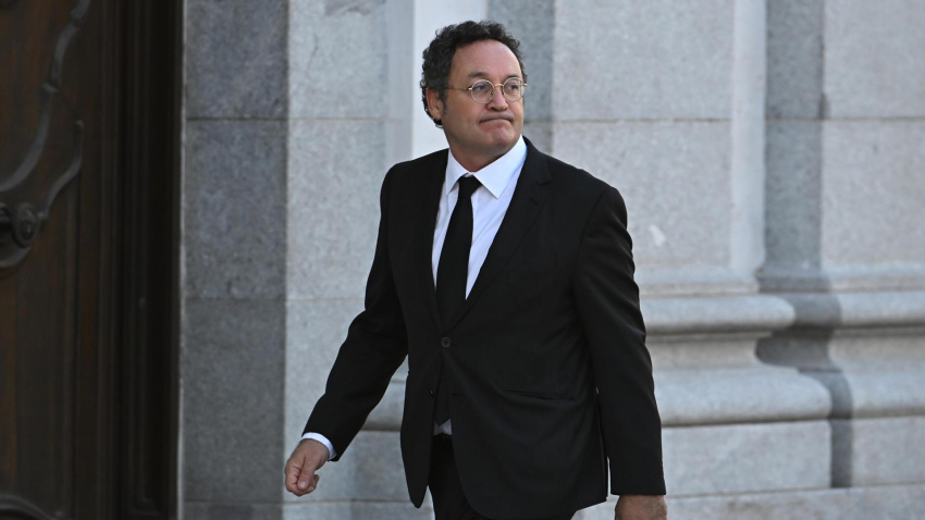 El fiscal general del Estado, Álvaro García Ortiz, llega al Tribunal Supremo