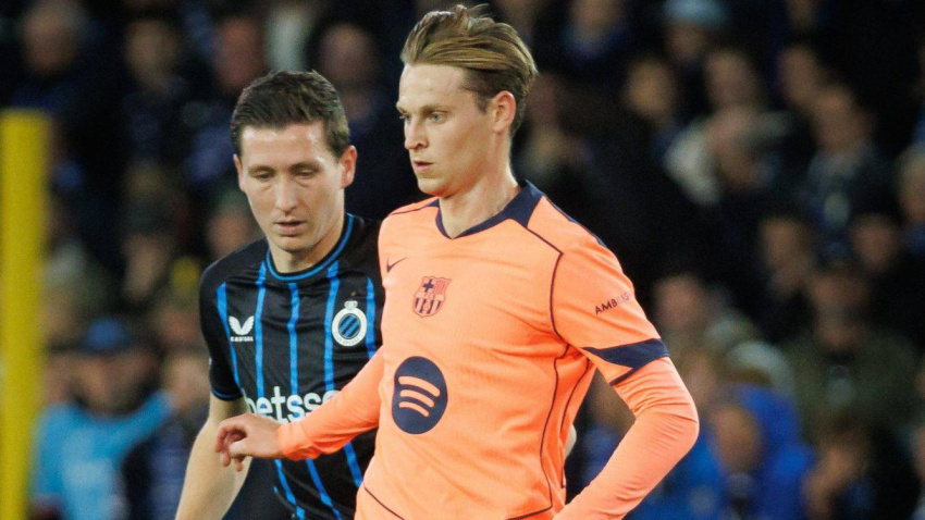 De Jong en el Brujas - Barcelona