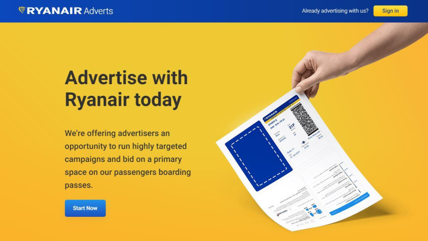 El papel será historia en Ryanair desde este miércoles