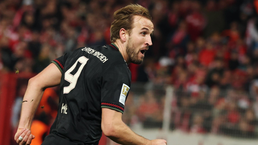 Harry Kane, en un partido con el Bayern