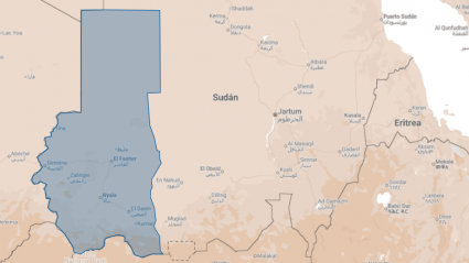La región de Darfur, en el oeste del país, es el epicentro del conflicto.