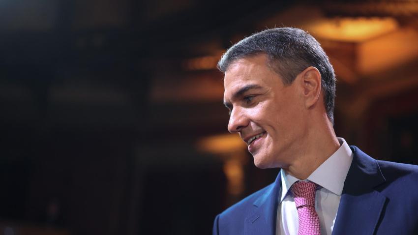 El presidente del Gobierno, Pedro Sánchez