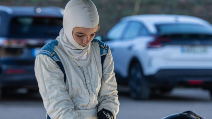 Naiara en uno de sus entrenamientos