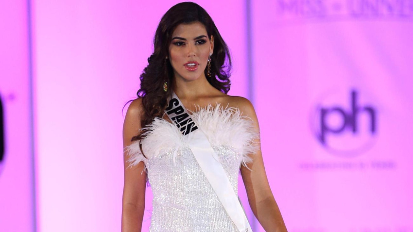 Sofía del Prado en el concurso de Las Vegas