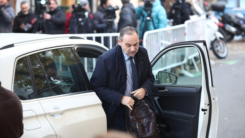 Ábalos a su llegada al Supremo antes de ser enviado a prisión