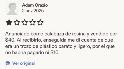 Captura de la reseña