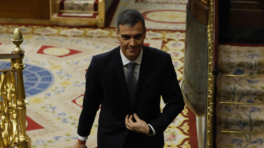 Pedro Sánchez. Sesión de control en el Congreso