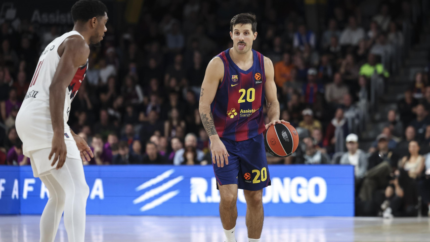 Laprovittola en el Barça - Baskonia de Euroliga