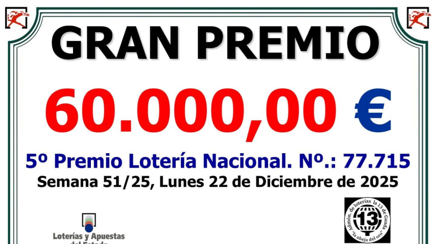 La suerte también cae en Guadalajara