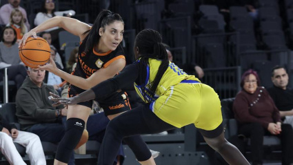 Cris Ouviña, en su primer partido tras dar a luz