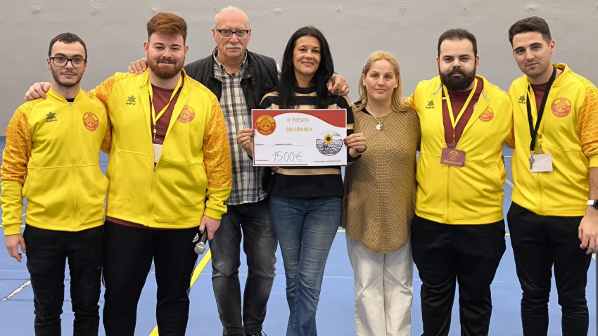 Recaudación en 2025 de la II Fiesta Solidaria del C.D. Roblón