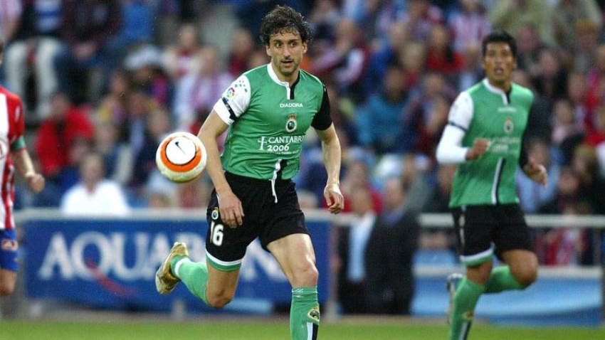 Pablo Alfaro, durante su etapa como jugador del Racing