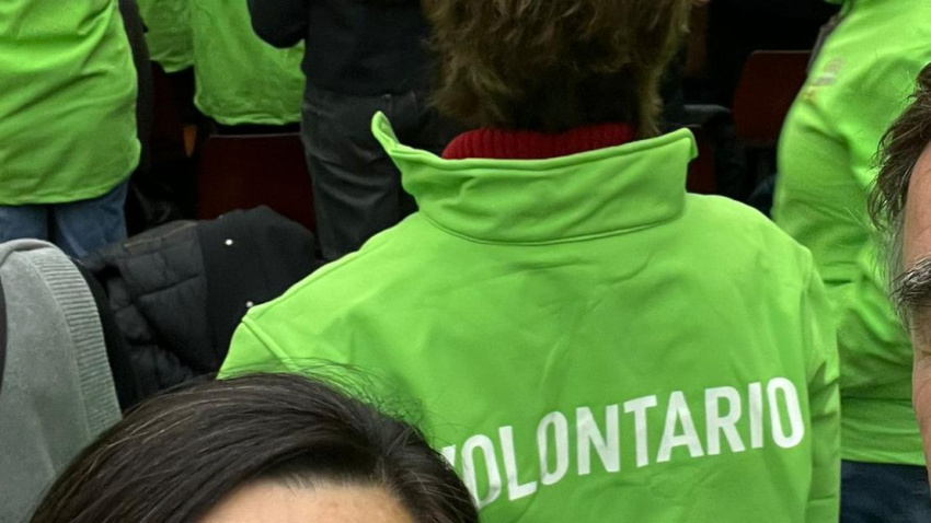 Alejandro y María, en la recepción del Papa a los voluntarios del Jubileo 2025