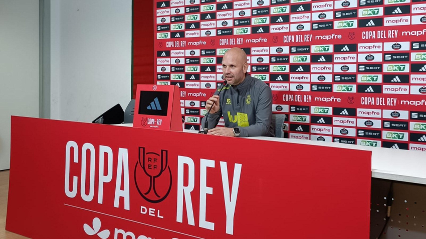 José Alberto previa rueda prensa Copa del Rey La Albericia