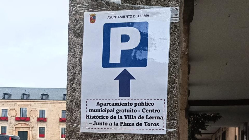 La peatonalización de la Plaza Mayor de Lerma enciende la guerra con el comercio local