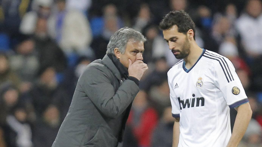 Mourinho y Arbeloa, en la etapa de ambos en el Real Madrid