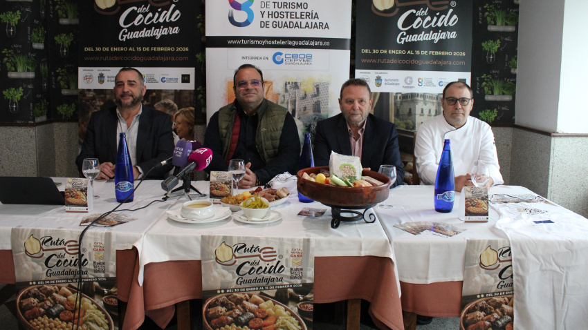 Presentación de la 1ª Ruta del Cocido en Casa Miguelín, en la capital