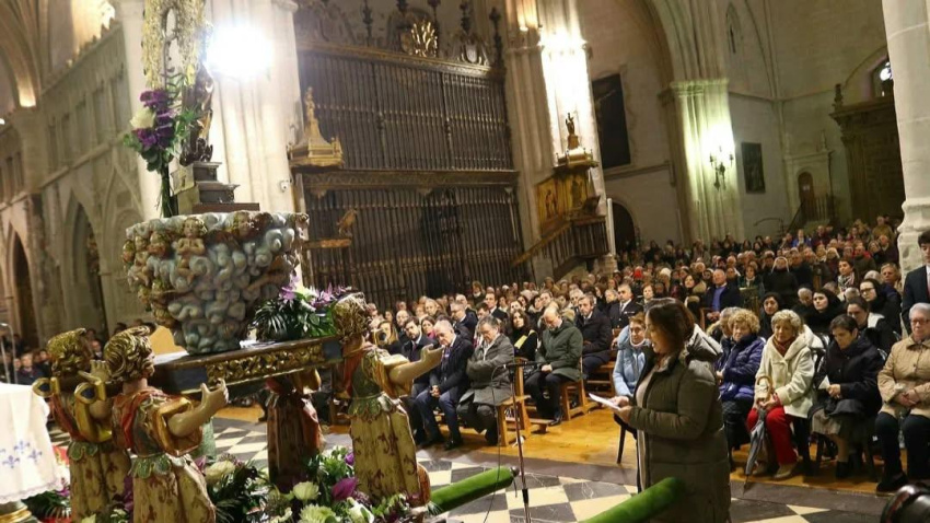 Misa en la Catedral de Palencia en honor a la Virgen de la Calle