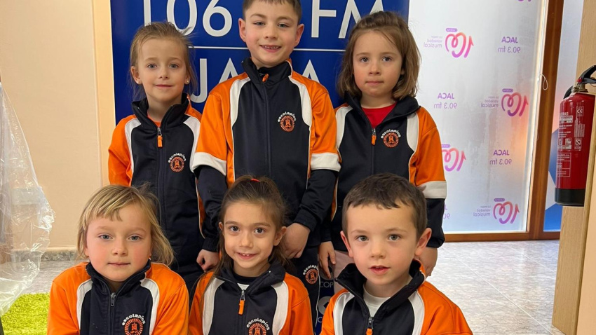 Imagen de los niños en los estudios