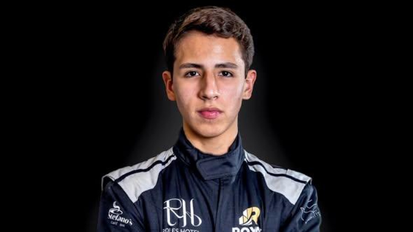 Stefano Careaga, piloto de 15 años, que competirá en el Rallye Tierras Altas de Lorca