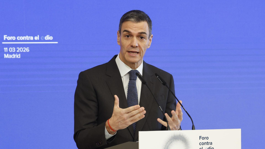 El presidente del Gobierno, Pedro Sánchez
