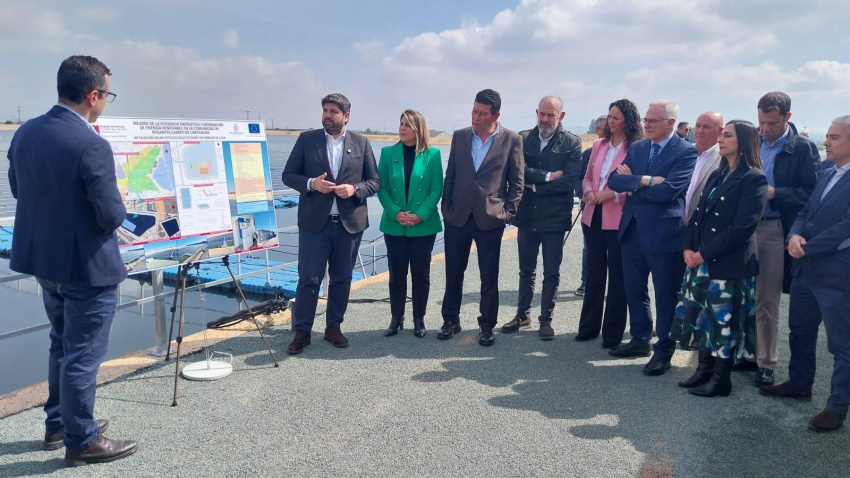 Inauguración planta solar flotante