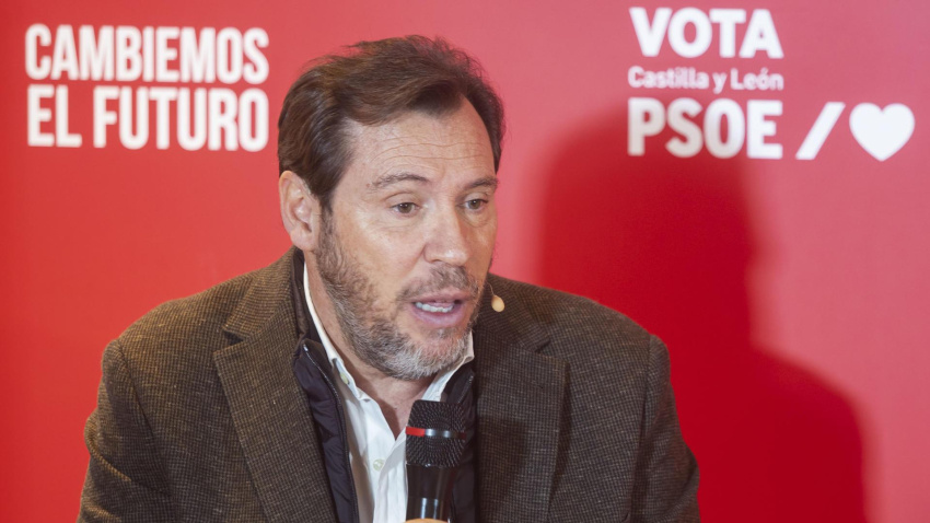 El ministro de Transportes y Movilidad Sostenible y secretario provincial del PSOE de Valladolid, Óscar Puente