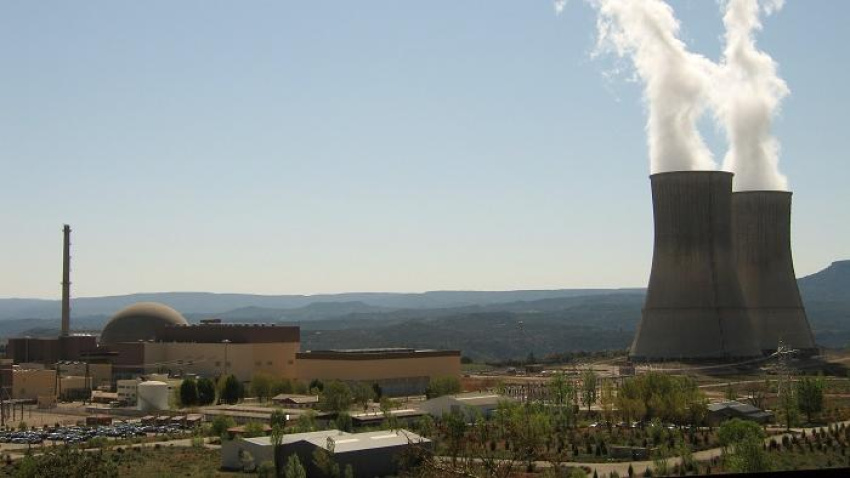 Vista exterior de la Central Nuclear de Trillo