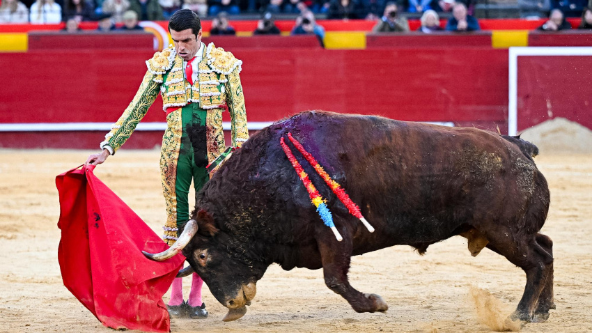 Emilio de Justo, durante su actuación este jueves en Valencia