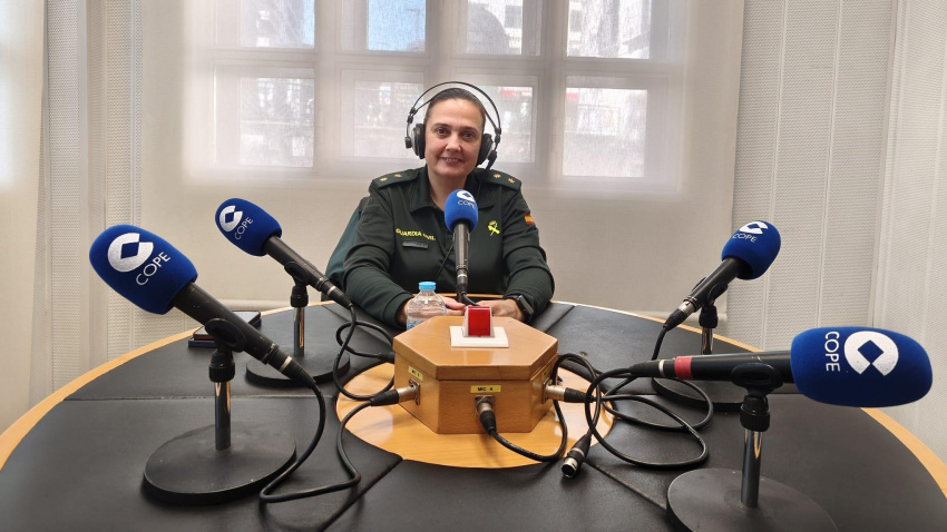 Laura Gómez Campos, jefa de la Comandancia de la Guardia Civil de Guadalajara