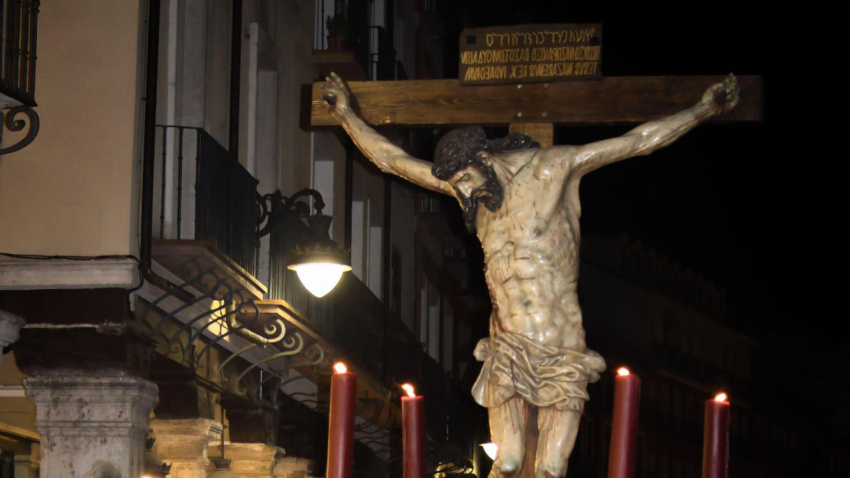 Procesión de Semana Santa en Valladolid